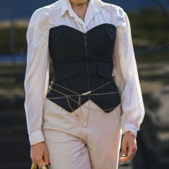 White House Black Market Tops - White House black market beaded bustier